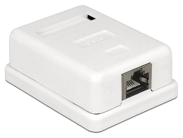 DeLOCK 86169 stikkontakt RJ-45 Hvid
