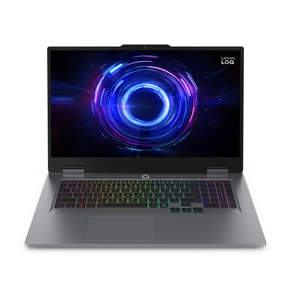 Lenovo LOQ 17IRX10 Intel® Core™ i7 i7-14700HX Laptop 43,9 cm (17.3") Fuld HD 16 GB DDR5-SDRAM 512 GB SSD NVIDIA GeForce RTX 5070 Wi-Fi 6 (802.11ax) Tysk Grå