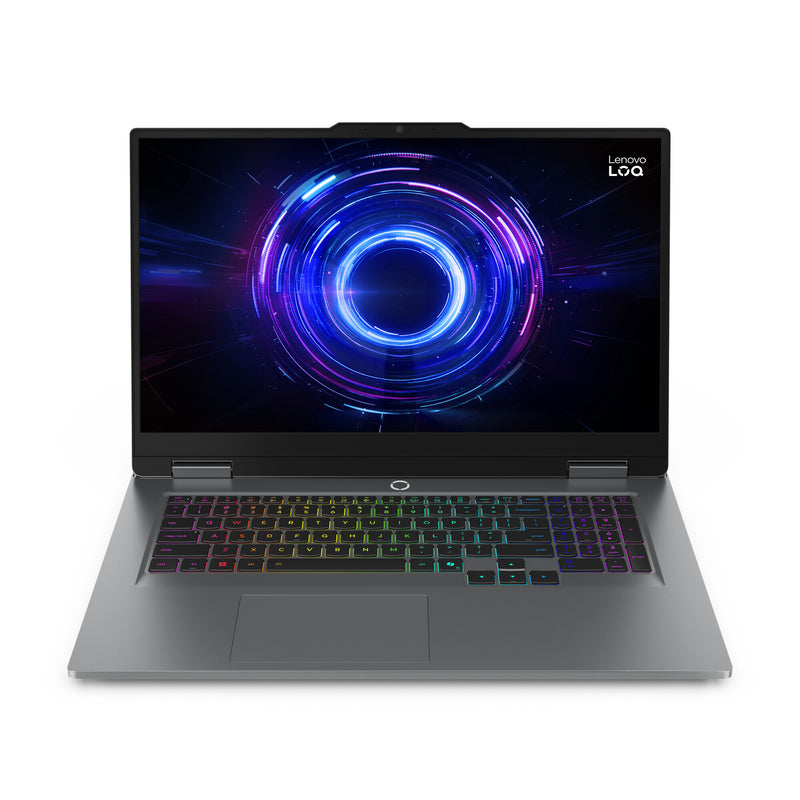 Lenovo LOQ 17IRX10 Intel® Core™ i7 i7-14700HX Laptop 43,9 cm (17.3") Fuld HD 16 GB DDR5-SDRAM 512 GB SSD NVIDIA GeForce RTX 5070 Wi-Fi 6 (802.11ax) Tysk Grå