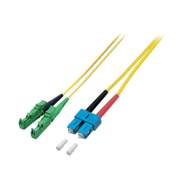 EFB Elektronik O0939.10 InfiniBand og fiberoptisk kabel 10 m E-2000 (LSH) SC Gul