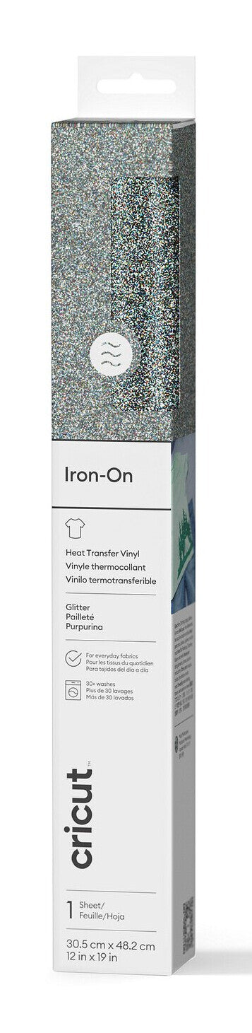 Cricut 2011453 varmeoverførende vinyl Varmoverførsel vinylrulle Glat overføringsvinyl 1 ark