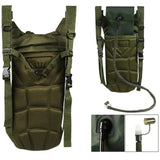 Extralink MILITARY PLECAK ROWEROWY GÓRSKI HYDRACYJNY Z BUK?AKIEM NA WOD? 3L MIL-1114 rygsæk Sportsrygsæk Grøn Polyester