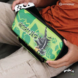 Hyperkin M07541-MTCN transportabel spillekonsol etui Hårdt etui Polyethylen-vinylacetat (PEVA) Grøn, Flerfarvet