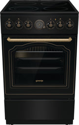 Gorenje GECS5B70CLB Fritstående komfur Elektrisk Keramisk Sort