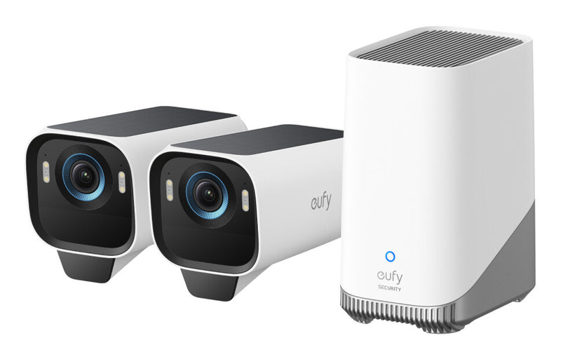 Eufy eufyCam S3 Pro 2-Cam Kit Kugle (form) IP-sikkerhedskamera Udendørs 3840 x 2160 pixel Væg