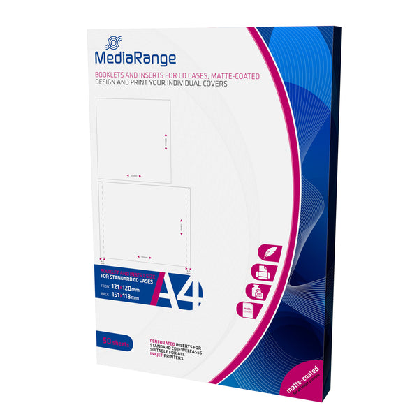 MediaRange MRINK120 printpapir A4 (210x297 mm) Mat Hvid