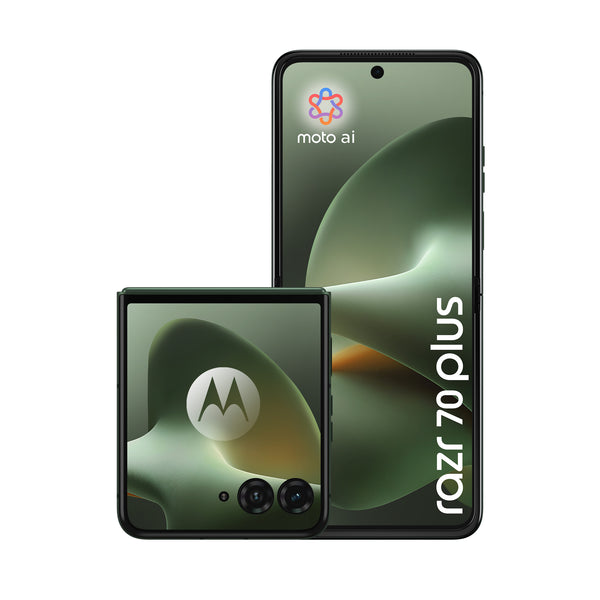 Motorola razr 70 plus 17,5 cm (6.9") Dual SIM Android 16.0 5G USB Type-C 12 GB 512 GB 4500 mAh Mørkegrøn