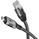 Goobay 70753 kabel kønsskifter USB C RJ-45 Sort, Sølv