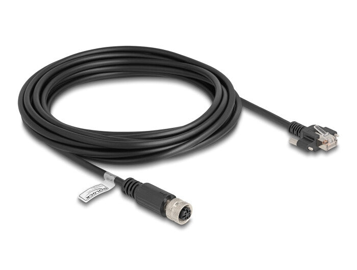DeLOCK 80451 netværkskabel Sort 5 m Cat5e F/UTP (FTP)