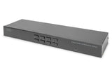 Digitus DS-12910 KVM Switch Stativ-montering Sort