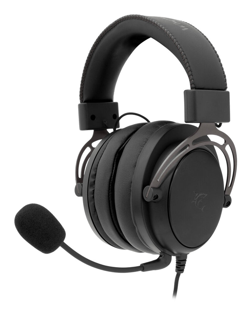 White Shark GORILLA Headset Ledningsført Spil Grå, Sort
