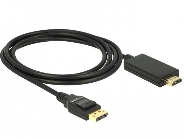 DeLOCK 85317 videokabel adapter 2 m DisplayPort HDMI Sort