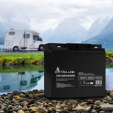 Extralink AKUMULATOR BATTERY ACCUMULATOR AGM 12V 18AH - Batterie - 18.000 mAh Blybatterier (VRLA) 13,5 V 18 At