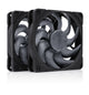 Noctua NF-A12x25 G2 PWM Sx2-PP chromax.black Computerkabinet Ventilator 12 cm Sort 2 stk