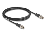 DeLOCK 80864 netværkskabel Sort 2 m Cat5e S/FTP (S-STP)