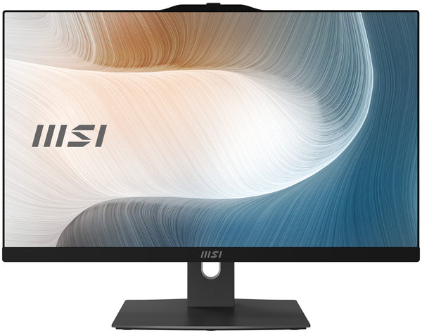 MSI Modern AM242P 1M-2088XEU Intel Core 5 120U 60,5 cm (23.8") 1920 x 1080 pixel All-in-One PC 16 GB DDR5-SDRAM 512 GB SSD Wi-Fi 6E (802.11ax) Sort