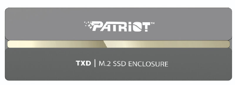 Patriot Memory TXD PCIe M.2 2280 USB 3.2 Gen2 SSD ENCLOSURE SSD kabinet Sølv