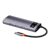 Baseus Metal Gleam USB 3.2 Gen 1 (3.1 Gen 1) Type-C Grå