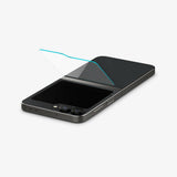 Spigen GLAS.tR EZ Fit Klar skærmbeskytter Samsung 2 stk