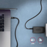 Axagon BUCM3-CM15AB USB-kabel USB 3.2 Gen 1 (3.1 Gen 1) 1,5 m USB C 5 Gbit/sek. 60 W Sort