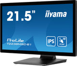 iiyama ProLite T2238MSC-B1 computerskærm 54,6 cm (21.5") 1920 x 1080 pixel Fuld HD LED Berøringsskærm Sort