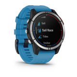 Garmin quatix 7 3,3 cm (1.3") MIP 47 mm Digital 260 x 260 pixel Berøringsskærm Blå Wi-Fi GPS (satellit)