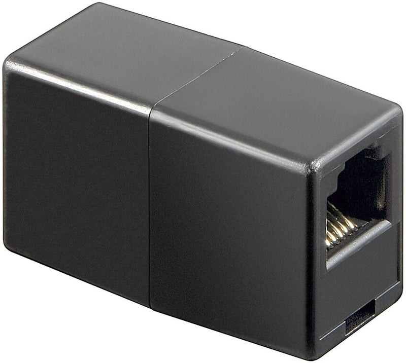 Goobay 50592 kabel kønsskifter RJ12 Sort