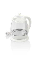 Eta Crystal elkedel 1,7 L 2200 W Transparent, Hvid