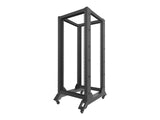 Lanberg OR01-6827-B stativ 27U Fritstående reol Sort