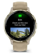 Garmin 010-02785-55 Smartwatch og sportsur 3,05 cm (1.2") AMOLED 41 mm Digital 390 x 390 pixel Berøringsskærm Guld Wi-Fi GPS (satellit)