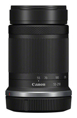 Canon RF-S 55-210 mm f5-7.1 IS STM MILC Telefoto zoomobjektiv Sort