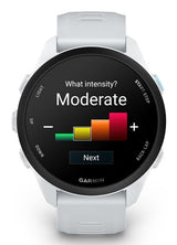 Garmin Forerunner 70 3,05 cm (1.2") AMOLED 43 mm Digital 390 x 390 pixel Berøringsskærm Hvid GPS (satellit)