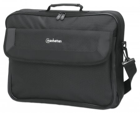 Manhattan 439992 taske og etui til laptop 43,9 cm (17.3") Mappe Sort