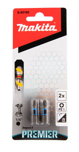 Makita E-03165 skruetrækker bit 2 stk
