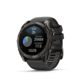 Garmin Fenix 8 3,56 cm (1.4") AMOLED 51 mm Digital 454 x 454 pixel Berøringsskærm Titanium Wi-Fi GPS (satellit)