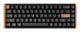 Keychron K6 HE tastatur Universel USB + Bluetooth Brun, Sort