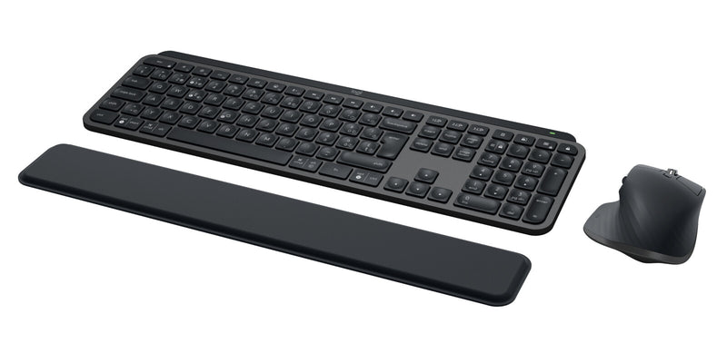 Logitech Master MX Keys Combo for Bussiness tastatur Mus inkluderet Kontor RF trådløs + Bluetooth QWERTZ Schweizisk Grafit