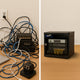 Extralink LITE 4U 10 280X310 WALL-MOUNTED RACKMOUNT CABINET BLACK Fritstående/væg-/gulvmonteret stativ Sort