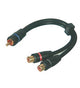Goobay AVK 309-020 0.2m lydkabel 0,2 m RCA 2 x RCA Sort