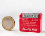 Shelly 1PM Mini Gen4 Intelligent kontakt Rød