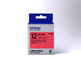 Epson LK-4RBP etiketbånd Sort på rød