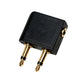 LogiLink CA1089 kabel kønsskifter 2x 3.5mm 1x 3.5mm Sort