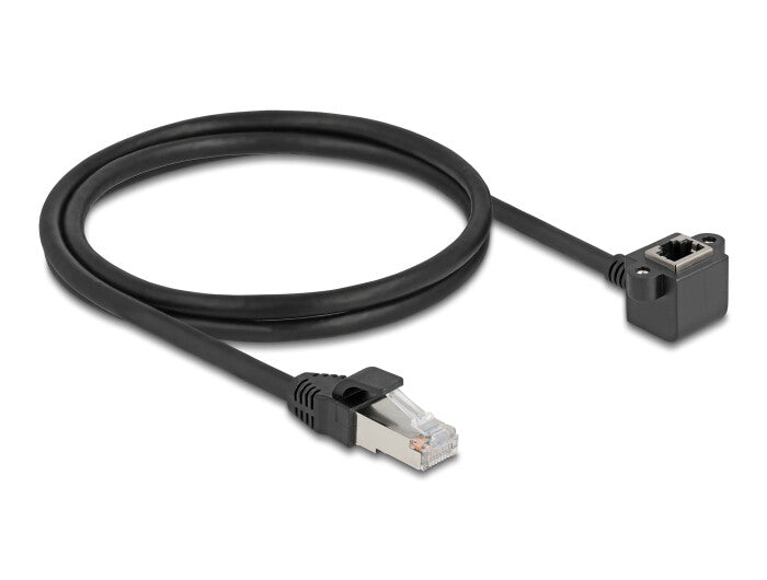 DeLOCK 81097 netværkskabel Sort 1 m Cat6 F/UTP (FTP)