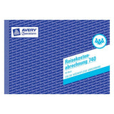 Avery 740 administrationsbog Blå, Hvid