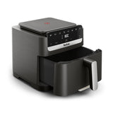 Tefal Easy Fry Mega Compact EY866HE1 frituregryde Enkelt 7,5 L Enkeltstående Varmluftsteger Sort, Sølv