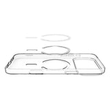 Spigen Liquid Crystal (MagFit) mobiltelefon etui 17,5 cm (6.9") Cover Transparent, Hvid