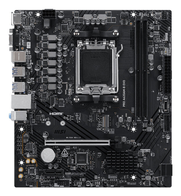 MSI PRO A620AM-B EVO bundkort AMD A620A Sokkel AM5 ATX