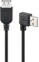Goobay 95702 USB-kabel USB 2.0 0,3 m USB A 0,48 Gbit/sek. Sort