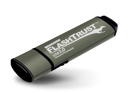 iStorage Kanguru FlashTrust USB 3.0 16GB USB-nøgle USB Type-A 3.2 Gen 1 (3.1 Gen 1) Grå