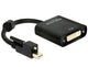 DeLOCK 62639 videokabel adapter 0,25 m Mini DisplayPort DVI-I Sort